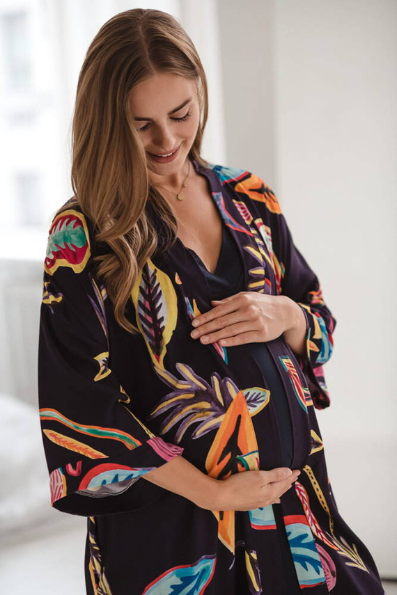 Înfășare din bambus Milk&Love Tropical Navy