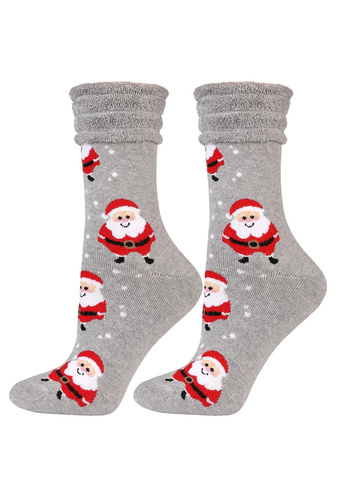 Șosete de damă Moraj CSL450-039 - festive, călduroase, cu interior din material terry