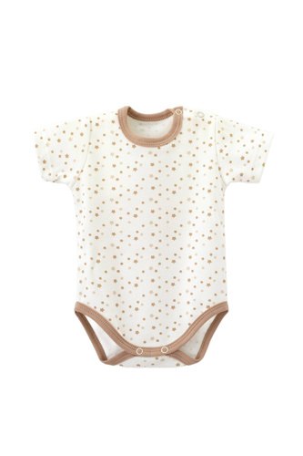 Body pentru bebelusi Martex cu maneci scurte si stelute | Bumbac pentru bebelusi