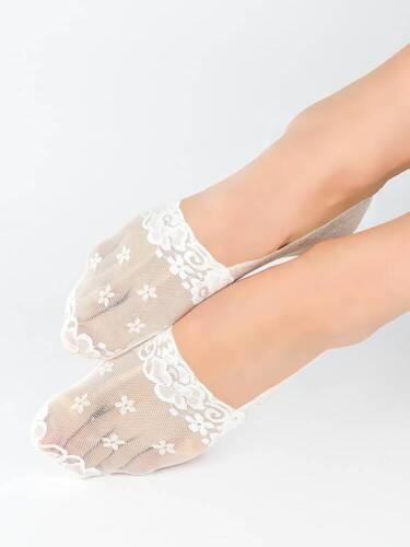 SN051 Balerini de dama Noviti - alb