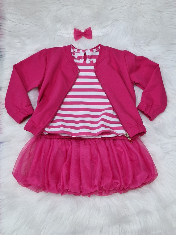 Hanorac bomber pentru copii Gracja Bambarillo amaranth