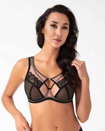 K 758 Saanvi Soft Bras Gorsenia - negru