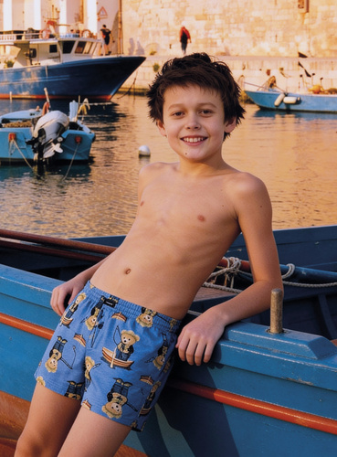 Boxeri băieți Cornette 714/07 715/07 100% bumbac cu nasture