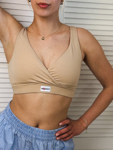 Milk&Love Mombri Klasyk sutien alăptare impermeabil beige
