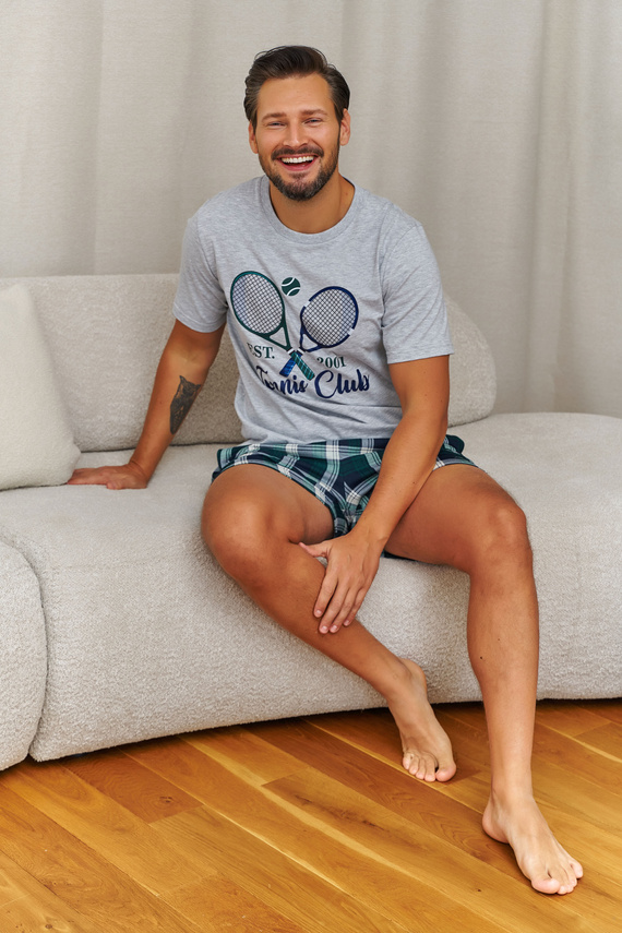 Pijama bărbați Doctor Nap 7401 Tennis 95% bumbac