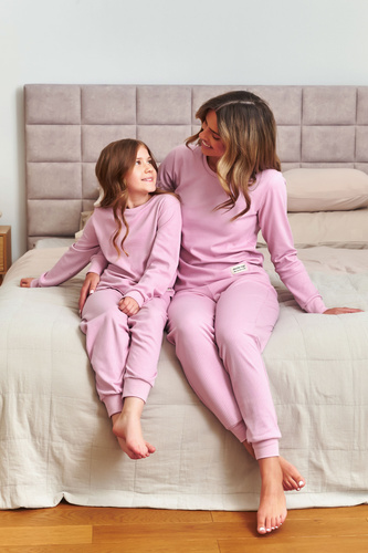7349 Pijamale dama din bumbac Doctor Nap - confort si clasic - papaya