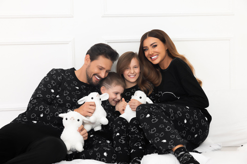 Pijama pentru copii Wito - MEGA SOFT bumbac, piele de oaie, mânecă lungă și pantaloni Italian Fashion 