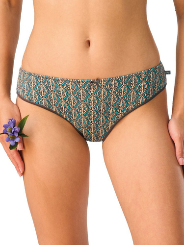 Chiloți Mini Bikini Key LPR 504 B26 A2 2-Pak Bumbac Uni și Cu Model