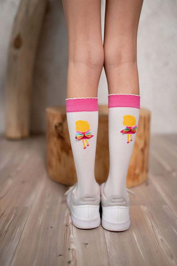 Șosete pentru fete Tinka până la genunchi 40 den Knittex