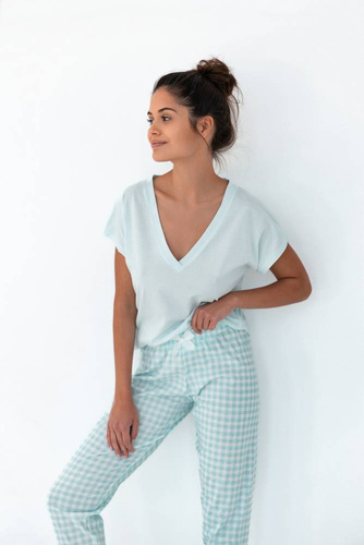 Sensis Kimberly Pijama de damă - mentă