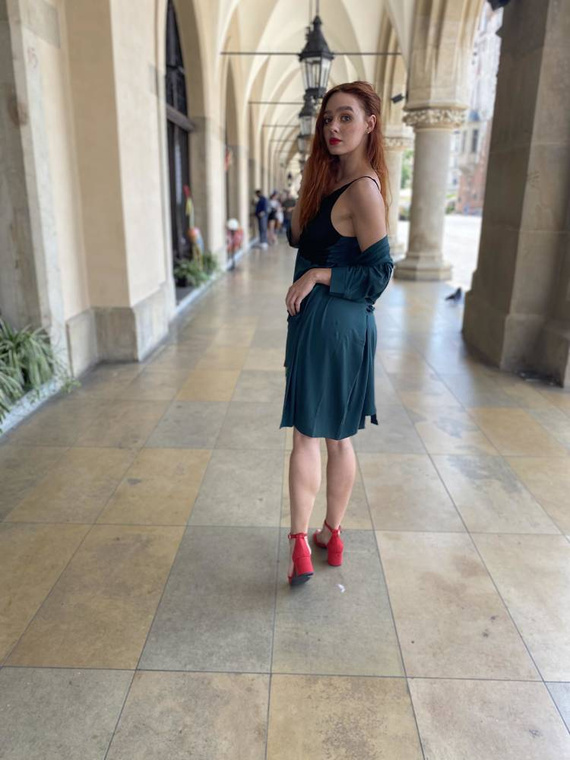 871 Visa Halat pentru femei Forex - verde sticlă