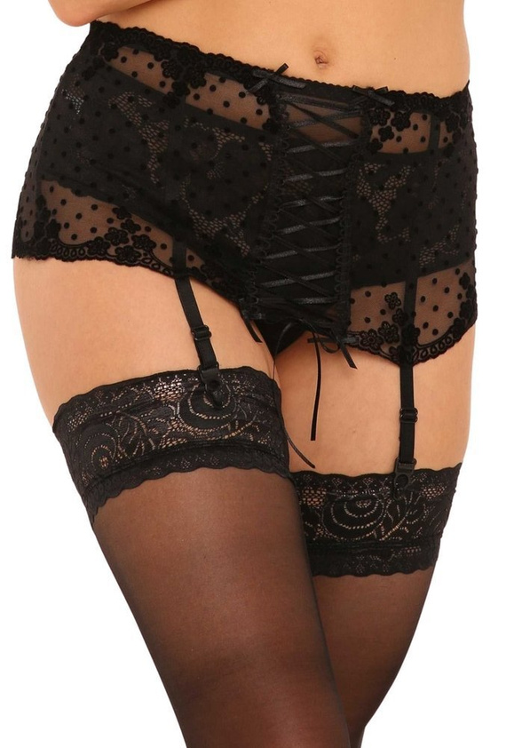 487 Bonita Forex jartieră - Negru