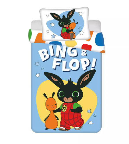 Lenjerie pătuț 100x135 Jerry Fabrics bumbac cu fermoar