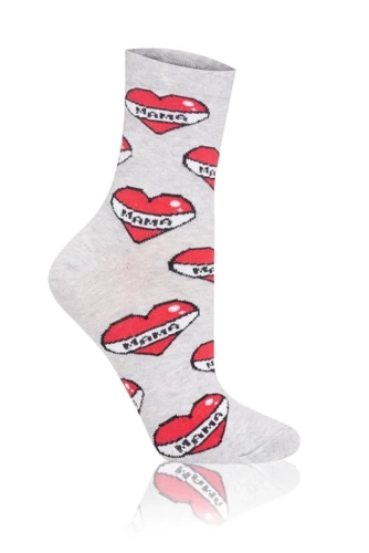 S122D Mama Șosete lungi Italian Fashion - gri