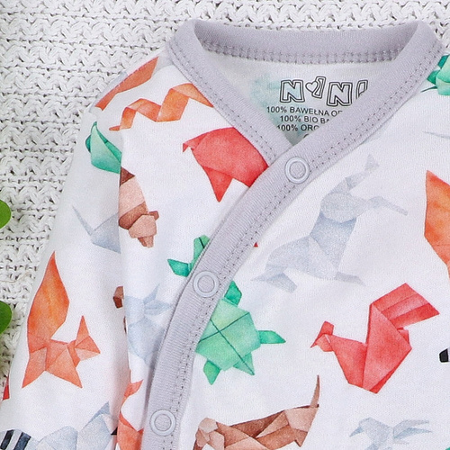 ABN-5381 Fun Origami Corp plic din bumbac organic imprimeu Nini