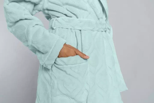 Morena Halat din fleece pentru femei Italian Fashion - mentă