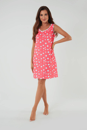 Cămașă de noapte și cămașă de alăptare Raba, curea lată Italian Fashion - imprimeu zmeură