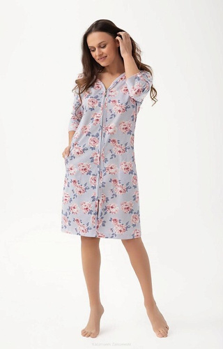 Halat de baie pentru femei 390 Luna - gri