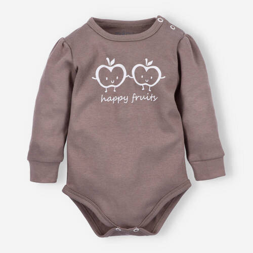 ABN-5296/CZE Body Happy Apples din bumbac organic Nini maro