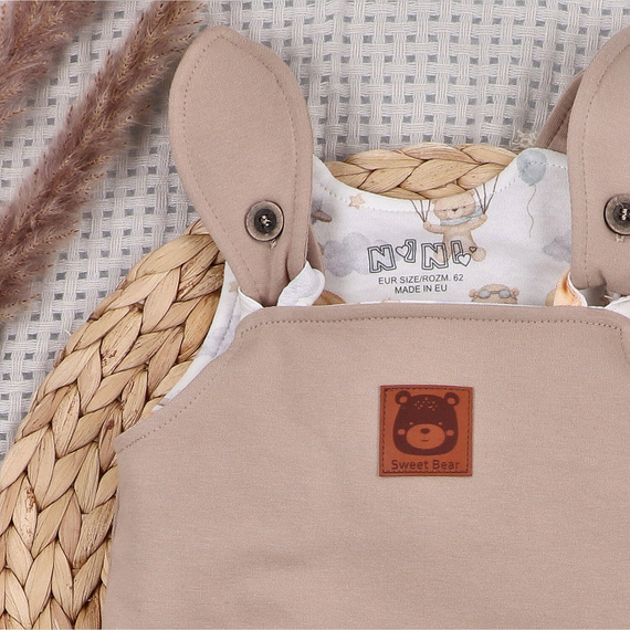 ABN-5515 Salopeta pentru bebelusi Sky Journey Nini - din bumbac organic