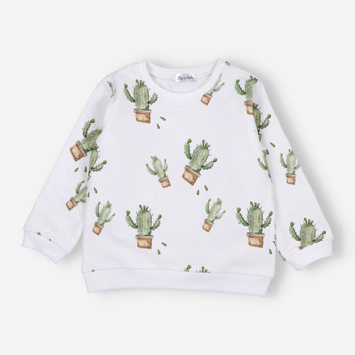 BOB-0001 Hanorac pentru copii cactusi By o Baby gri