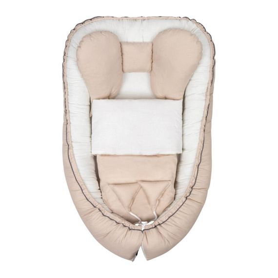 Palermo Baby cocon cu pilota Belisima - cappuccino