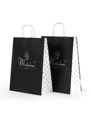 Geanta cadou Milano, neagra, mica