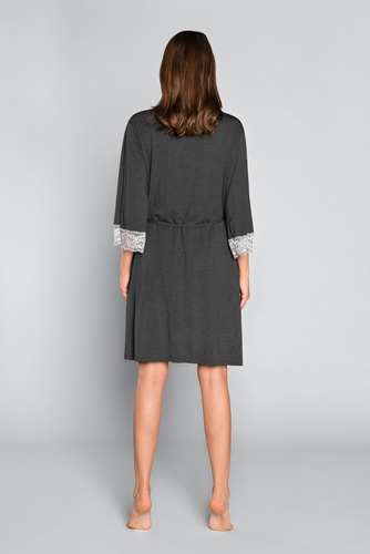 Halat pentru femei Sonata Italian Fashion dark mélange