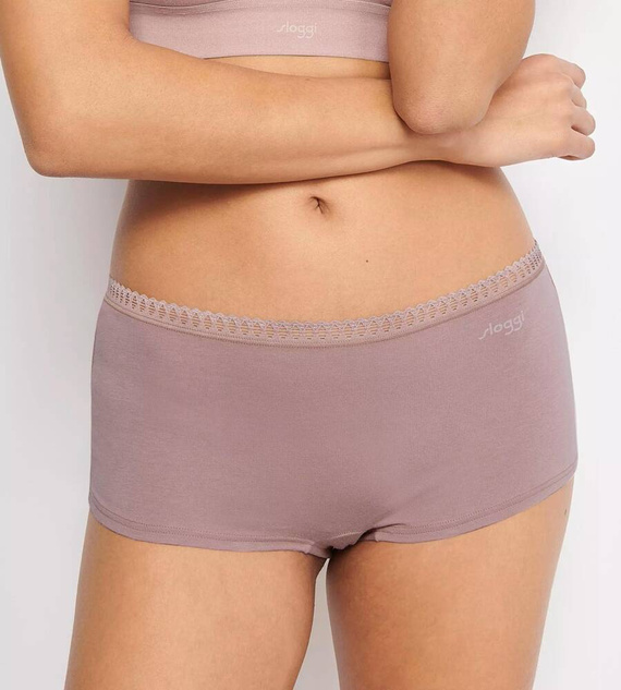Pantaloni scurți pentru damă GO Crush Short C3P Pachet de 3 Sloggi - bej
