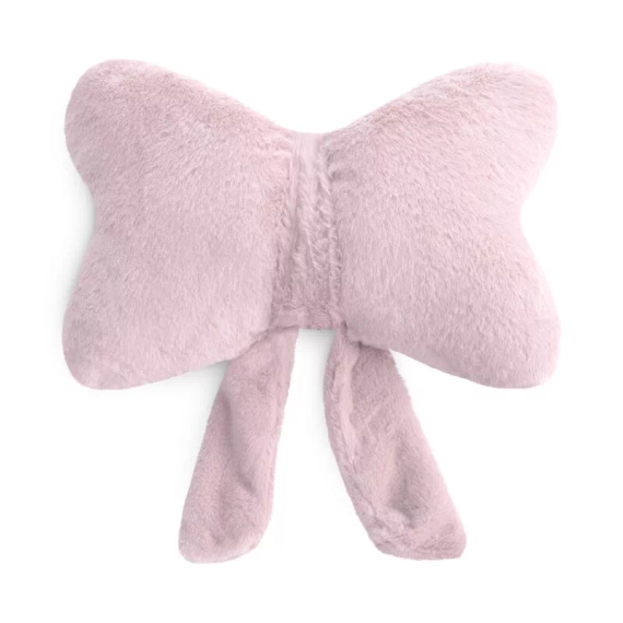 Eurofirany Wiosna 135 – pernă decorativă 37x10x30 cu fundă pink