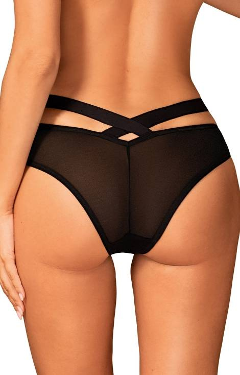 Brasica Panties figi damskie Obsessive czarny