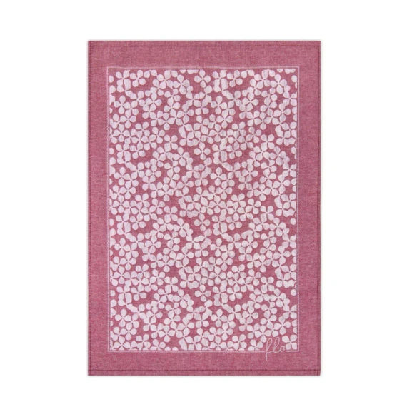 Șervet de bucătărie FLORES Zwoltex 50x70 bumbac bordo Ultrasoft 200 g/m²