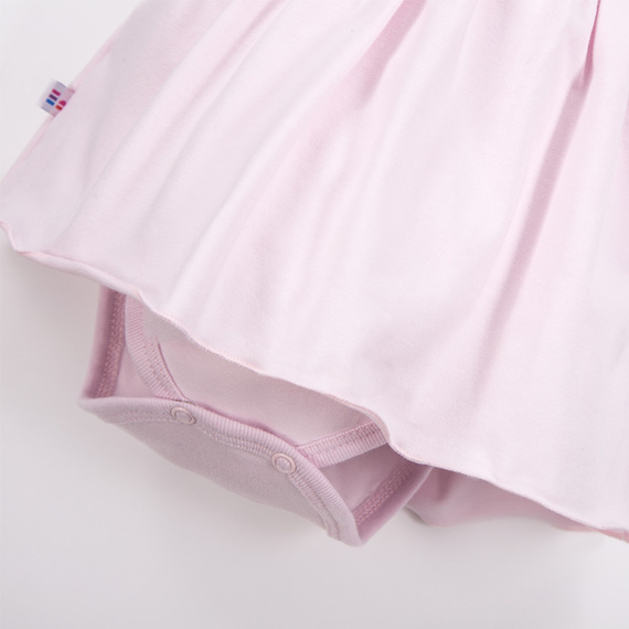 Rochie body cu maneca scurta Meadow Eevi - roz