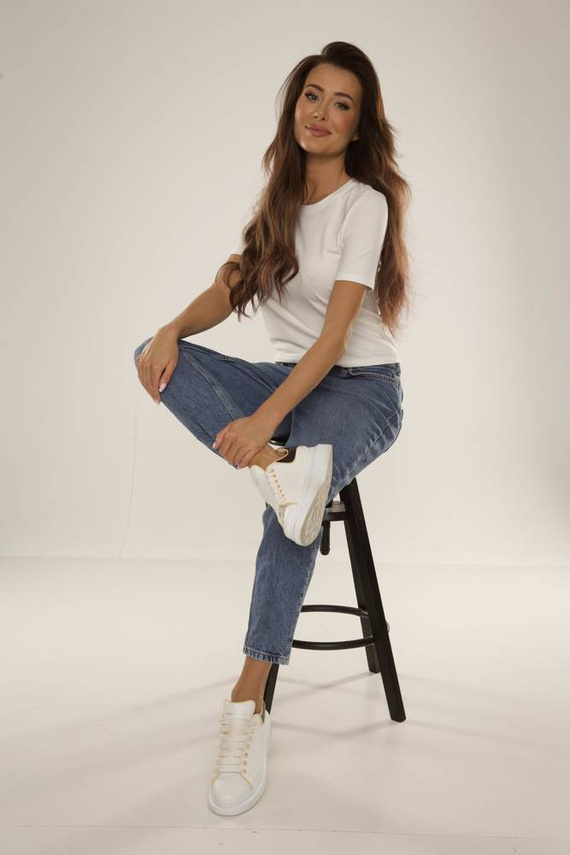 698 Freya Bluză cu mânecă scurtă De Lafense - ecru