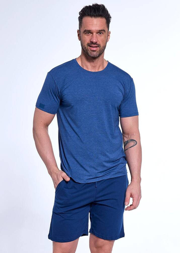 925/177 Michael Pijamale bărbați cu mâneci scurte, pantaloni scurți de blugi Cornette