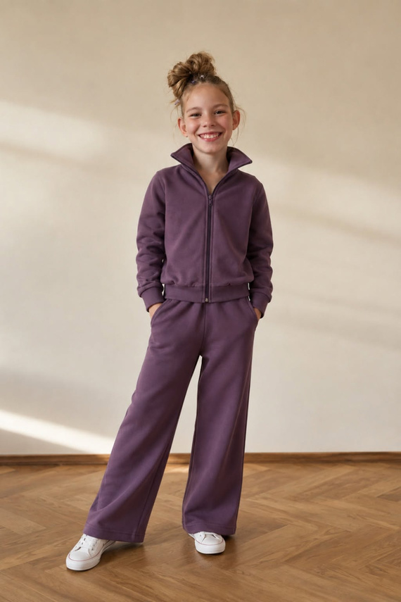 Bambarillo Chill pantaloni de trening negri pentru copii din bumbac