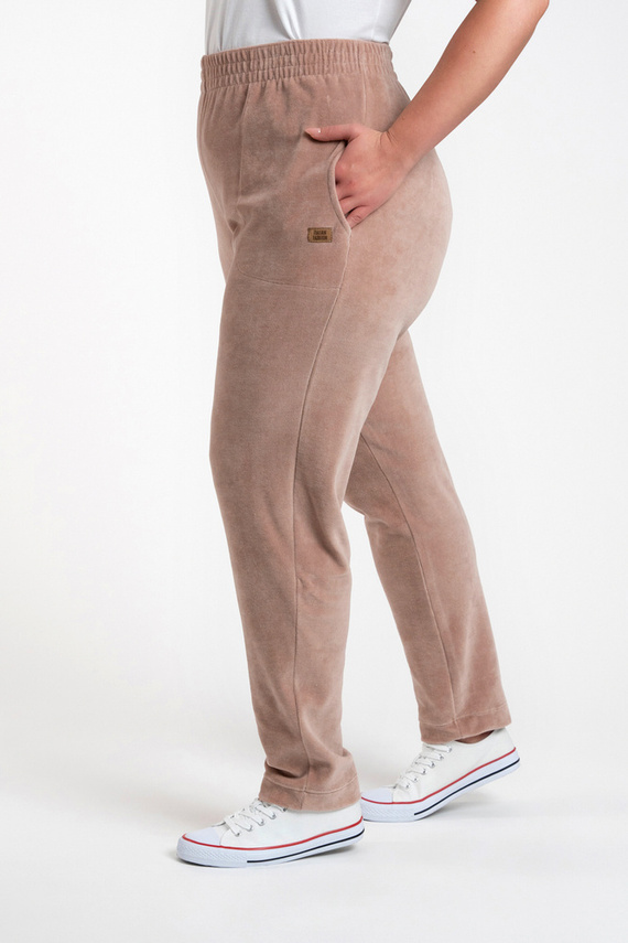Roda Pantaloni de trening pentru femei Italian Fashion - bej 