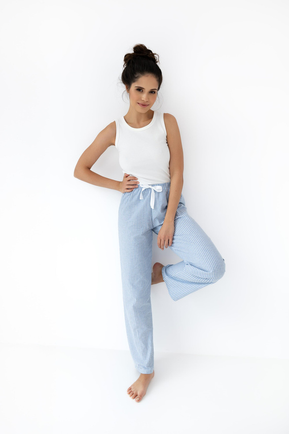 Pijamale Sensis Dagna pentru femei - Albastru crem