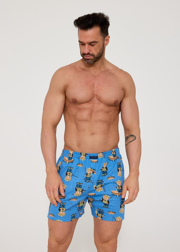 Boxeri bărbați Cornette Classic 001/188 011/188 – 100% bumbac, croială lejeră, șliț cu nasture, confort zilnic