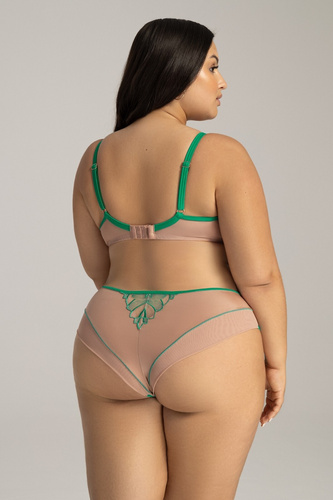 2161/B Slip brazilian verde AVA – dantelă, senzual, confortabil