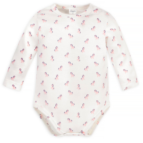 Body cu mâneci lungi Lovely Day Pinocchio - cai ecru