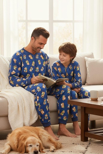 185/183 186/183 Salopetă Capybara 2 Kids Cornette pentru băieți – bumbac, cu fermoar și imprimeu distractiv