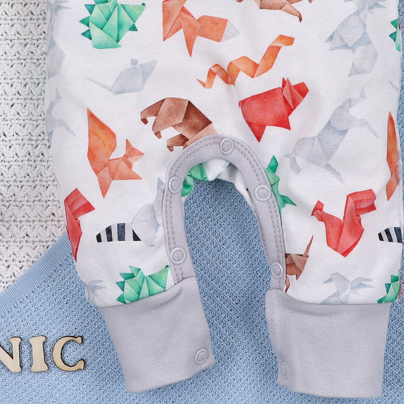 ABN-5387 Salopetă Fun Origami fără picioare Nini imprimeu