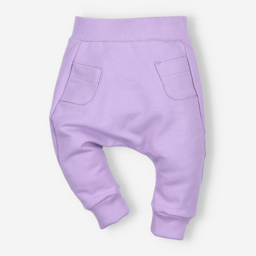 ABN-4517/LIL Pantaloni de trening Nini din bumbac organic liliac