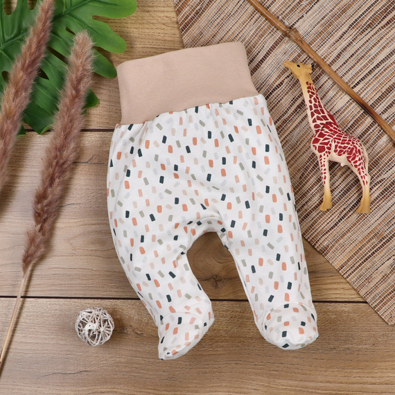 ABN-5331/KRE Costume de dormit Nini din bumbac organic, crem