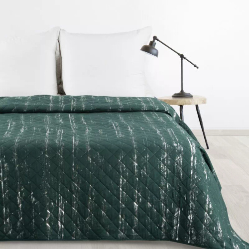 Blink 1 cuvertură de pat decorativă Design91 verde închis/argintiu
