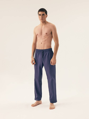 42785 Pantaloni de pijama Omen Henderson, bleumarin, gri