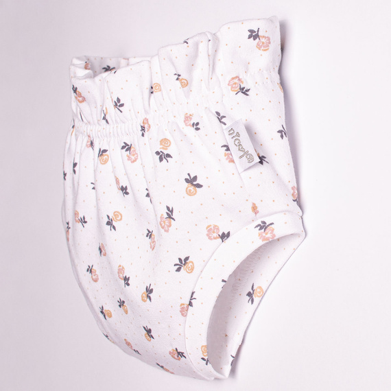 Bloomers Nicol 220087 2-pachet pentru bebeluși, bumbac Oeko-Tex, roz cu flori