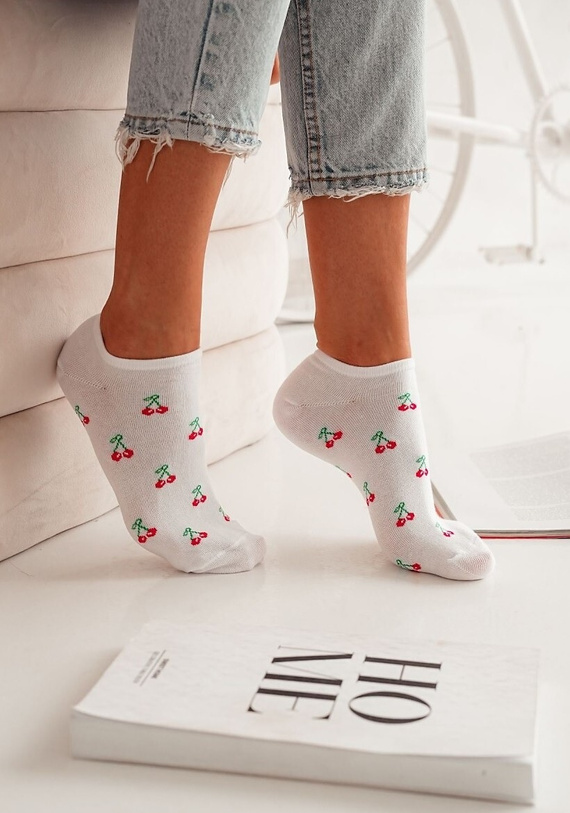 1146-067 Małe Cireșe Picioare Milena - alb