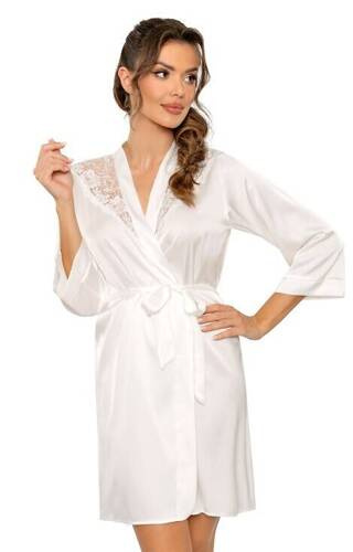 Halat de baie Mari Donna - ecru